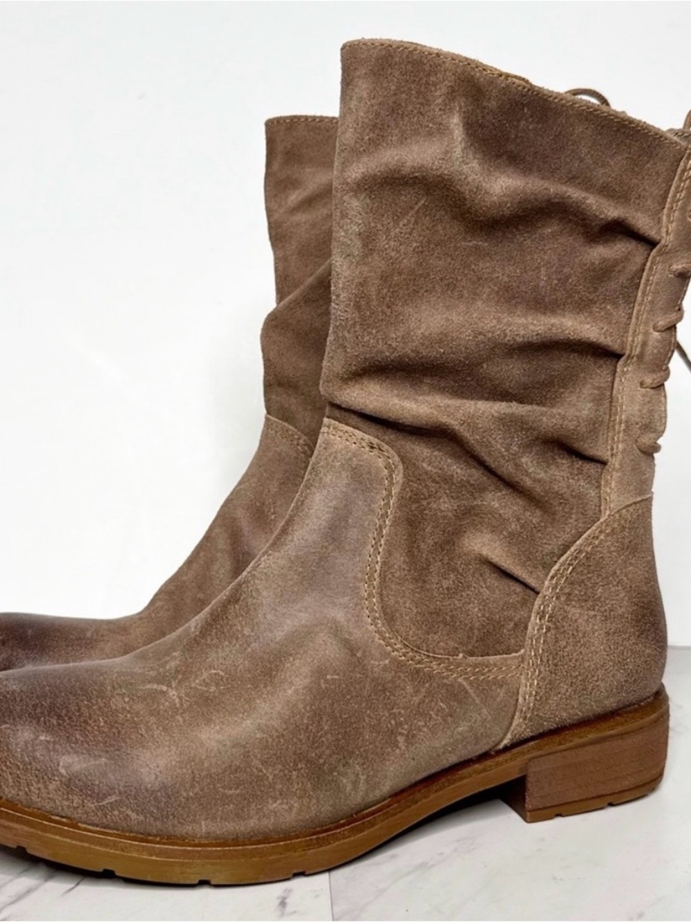 Sofft Sharnel Low Slouch Boot Brown 6.5